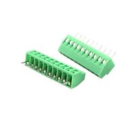 Borne De Câblage PCB KF128, Pas 2.54mm, Connecteur Bloc À Vis 2-12 Broches for Fils 26-18AWG(KF128 10Pin,50Pcs)