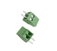 Borne De Câblage PCB KF128, Pas 2.54mm, Connecteur Bloc À Vis 2-12 Broches for Fils 26-18AWG(KF128 2Pin,5Pcs)