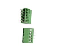 Borne De Câblage PCB KF128, Pas 2.54mm, Connecteur Bloc À Vis 2-12 Broches for Fils 26-18AWG(KF128 5Pin,100Pcs)