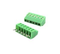 Borne De Câblage PCB KF128, Pas 2.54mm, Connecteur Bloc À Vis 2-12 Broches for Fils 26-18AWG(KF128 6Pin,5Pcs)