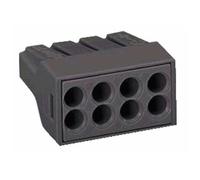 Borne de connexion - automatique - 773 - pour fils souples et rigides - 8 x 1-2,5 mm2 WAGO
