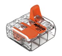 Borne de connexion WAGO COMPACT 3 conducteurs 30 pcs (221-613)