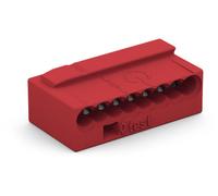 Borne de connexion Wago MICRO 8 pôles max. 0,8 mm², rouge, paquet de 50 pièces.