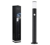 Borne De Jardin - Garden Line - Tulis Ov 60 - Détecteur De Mouvement Pir - Ip54 - Noir