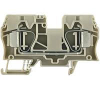 Weidmüller Bloc de jonction ZDU 10 1746750000 de passage automatique 10 mm² boîte 25 beige foncé