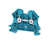 Borne de neutre, 2.5mm², 800V/24A, connection à vis - HAGER KR025N