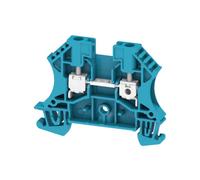 Borne de neutre 4mm², 800V/32A, connection à vis - HAGER KR040N