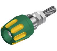 Borne de polarité Ø stylo (détails): 4 mm Hirschmann Test & Measurement PK 10 A 930099188 jaune, vert 16 A