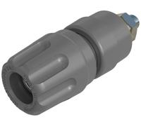 Borne de polarité Ø stylo (détails): 4 mm Hirschmann Test & Measurement PKI 10 A 930103106 gris 35 A