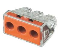 Borne de polarité WAGO 773-173 Nombre de pôles: 3 transparent, rouge 50 pc(s)