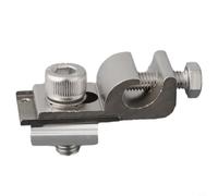 Borne de pour Mise à la Terre 42x20mm pour robuste Borne de pour(1pc) | pour aluminium nickelé, 42mm, résistant , pour rails alu, installation rapide