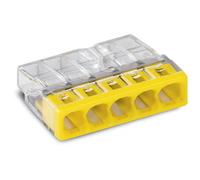 Borne de raccordement 5 fils rigides 2,5mm² Wago 2273-205