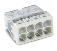 Borne d'installation WAGO PUSH WIRE® 8 conducteurs 50 pcs (2273-208)