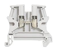 Borne de raccordement à vis 1 jonction 1 entrée/1 sortie 4mm² Viking3 Blanc 6 x 17,3 x 12,1 centimètres (référence : Legrand 37161)