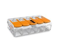 Borne de raccordement - WAGO - 221-415 BT25 - 4 mm² - Transparent - 32 A