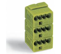 Borne de raccordement WAGO 243-745 flexible: - rigide: 0.28-0.5 mm² Nombre de pôles: 5 vert clair 50 pc(s)
