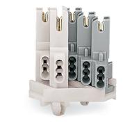 Borne de raccordement WAGO 267-115 flexible: - rigide: 1-0.5 mm² Nombre de pôles: 5 blanc 500 pc(s)