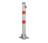 Borne de stationnement 2,6 kg 6 cm borne rabattable Poteau de sécurité
