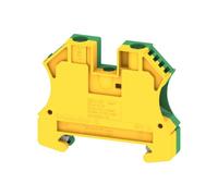 Borne de terre, 10mm², connection à vis - HAGER KR100PE