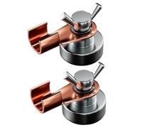 Borne de terre magnétique de soudage - soudage magnétique supports pinces | CONNECTEUR MAGNETS DE DÉBALLAGE | Mains courantes en métal à pôles | Magnétisme puissant 500A Coppers Electrode Weldingg