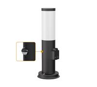Borne d'éclairage de chemin Lampe de jardin PORU capteur extérieur IP44 38cm
