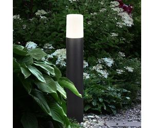 Borne d'éclairage sur pied éclairage extérieur allée de jardin ALU lampadaire noir mat V -TAC 7567