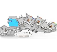 Borne d'étage WAGO ; avec ouverture d'actionnement et poussoir ; 4 mm² ; gris 2205-7541