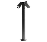 Borne D'Extérieur Ges1123 Structure En Aluminium Moulé Sous Pression Raccordement Gu10 Ip65 Anthracite - Gealuce