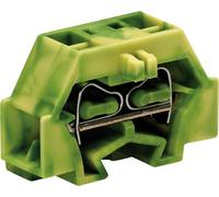 Borne d'extrémité WAGO 260-337 8 mm ressort de traction Affectation: terre vert, jaune