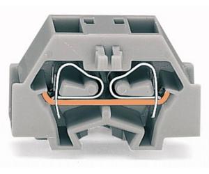 Borne d'extrémité WAGO 260-353 8 mm ressort de traction Affectation: L gris 300 pc(s)