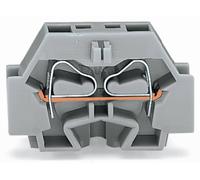 Borne d'extrémité WAGO 262-326 7 mm ressort de traction orange 100 pc(s)