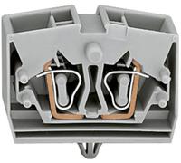 Borne d'extrémité WAGO 264-344 10 mm ressort de traction Affectation: N bleu