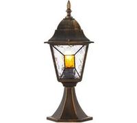 Borne e térieure JANEL BRILLIANT doré métal verre E27 ma 60W IP44 Doré G