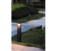 Borne Eddie Borne Led 7W 50° Ip65 3000K 777Lm Structure En Aluminium Moulé Sous Pression Peint En Gris - Rossini Illuminazione
