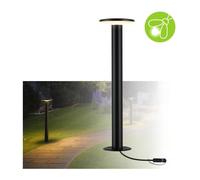 Paulmann Borne d'éclairage LED Plug & Shine 94723 7W 2200K IP44 anthracite respectueuse des insectes
