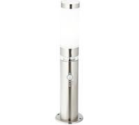 Borne extérieure avec détecteur - Brilliant - BOLE - 50x11,9cm - E27 + LED intégrée - Gris - IP44