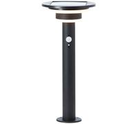 Lanterne de jardin brillante noire 4 w led 45 x 21 cm
