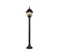 Borne extérieure classique 100cm E27 IP44 noire Trio