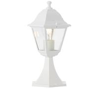 Borne extérieure NISSIE blanc - Brilliant - Métal/verre - IP44 - 1xE27 60W