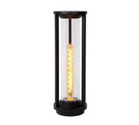 Borne extérieure noire Lucide Cadix 50cm E27 60W IP65