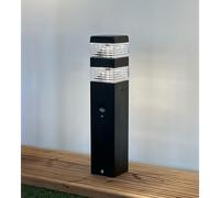 Borne extérieure pyramide 1000 lumens avec détecteur