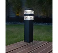 Borne extérieure pyramide 40cm noir