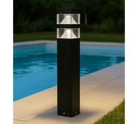 Borne extérieure pyramide piscine 60cm noir