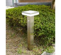 Borne extérieure solaire sun-1000 avec détecteur de mouvements inox