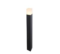 Borne extérieure V-TAC GU10 carrée aluminium noir 80cm IP54