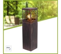 Borne Extérieure Whitney, Rouille Métal/Plastique, E27 1x52W, H59xP15.2xL15.2cm, IP44, Brilliant
