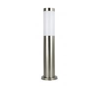 Borne jardin extérieure inox 45 cm E27 argent IP44 SU-MA