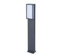 Borne LED jardin QUBO anthracite 18W 3000K Lutec