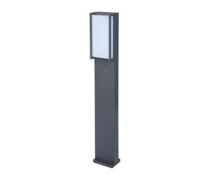 Borne LED jardin QUBO anthracite 18W 3000K Lutec
