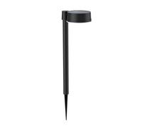 Philips Borne d'éclairage solaire Vynce LED ronde 1,5 W 2 700 K noire IP44